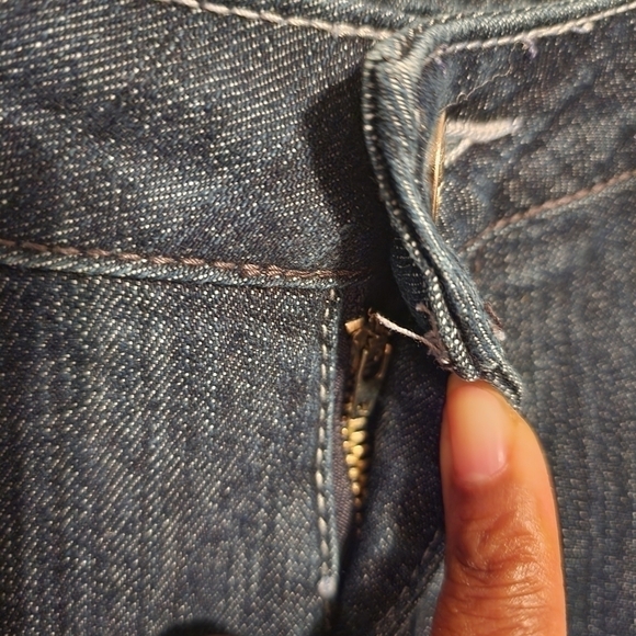 Vtg Made in USA Coogi Authentic Sexy Demin Jeans Juniors Sz 9/10 (crease lines) - Picture 10 of 16